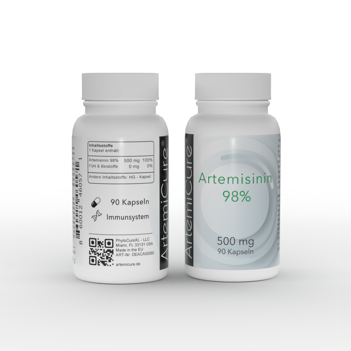 Artemisinin 98% - 500mg - 90 Kapseln