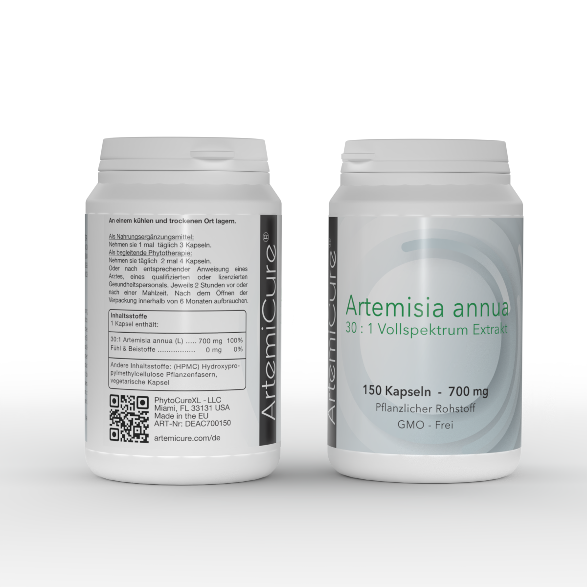Artemisia annua - 30:1 Vollspektrumextrakt - 150 Kapseln