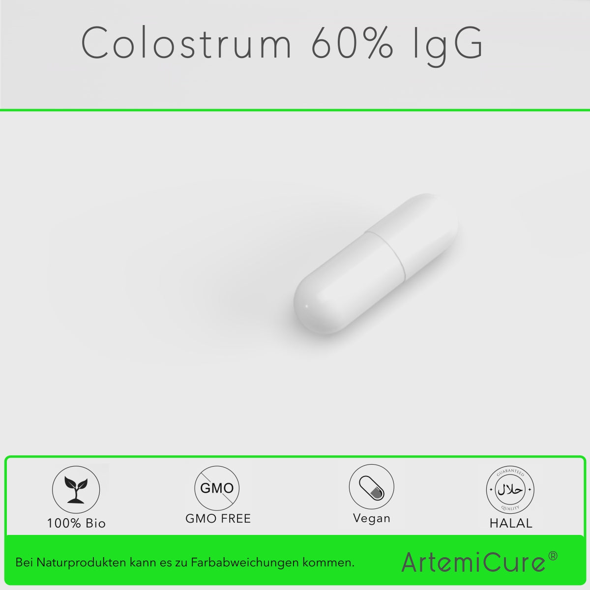 Colostrum 60% IgG - 90 Kapseln