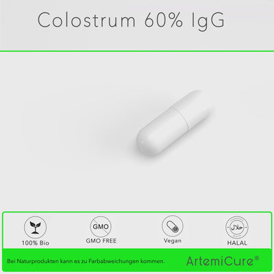 Colostrum 60% IgG - 600 mg