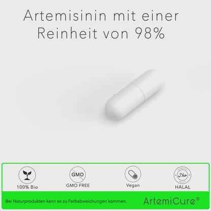 Artemisinin 98% - 500mg - 90 Kapseln